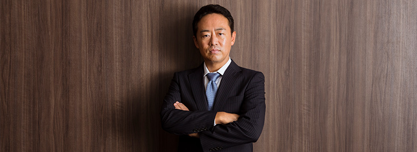 代表取締役、藤原俊一